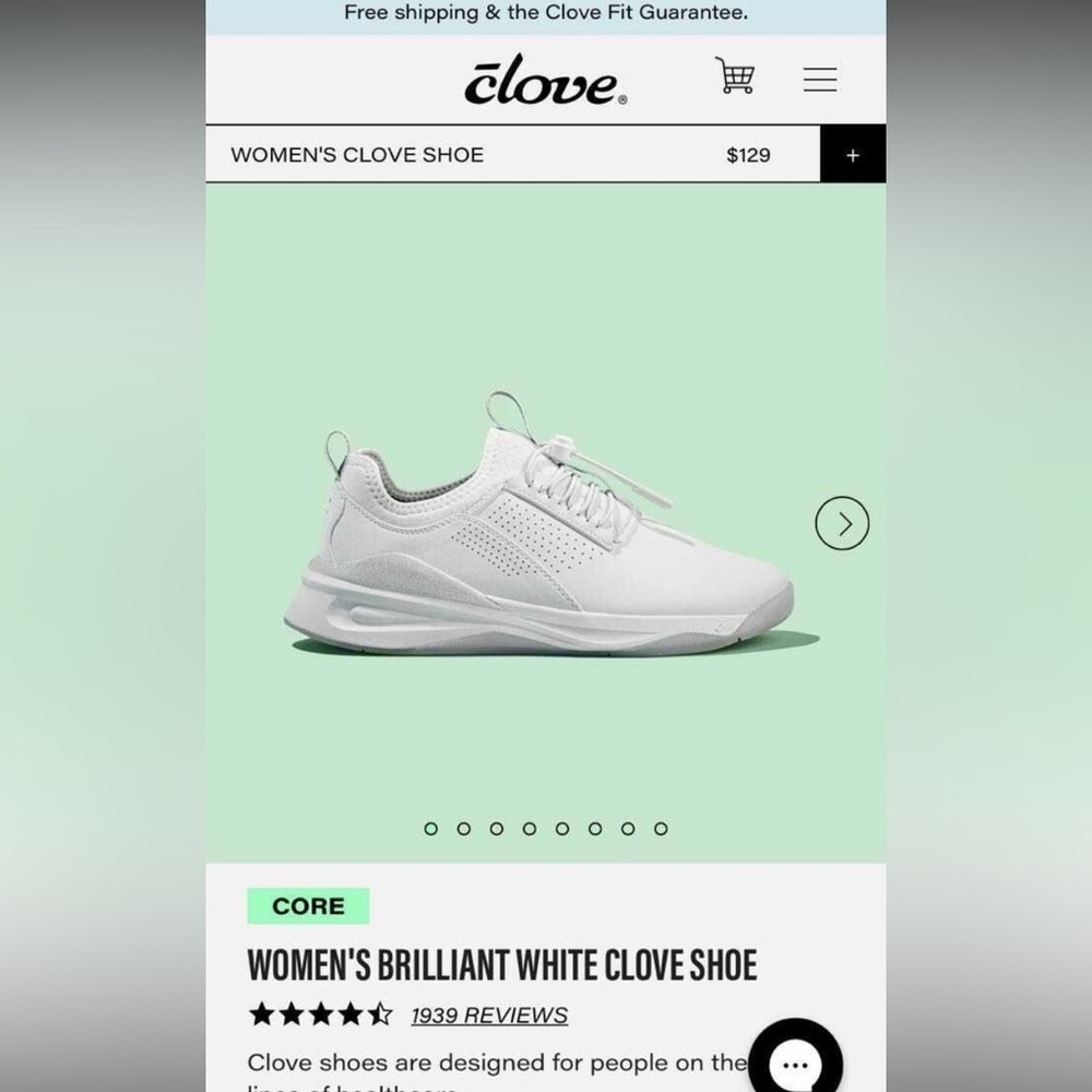 Clove nursing shoes